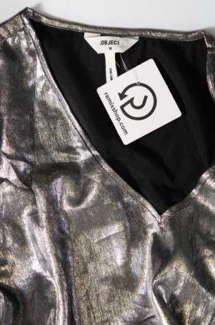 Γυναικεία μπλούζα Object, Μέγεθος XS, Χρώμα Ασημί, Τιμή 2,52 €