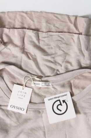 Γυναικεία μπλούζα Oysho, Μέγεθος M, Χρώμα  Μπέζ, Τιμή 4,82 €