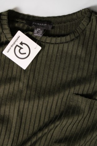 Дамска блуза Primark, Размер XXS, Цвят Зелен, Цена 18,82 лв.