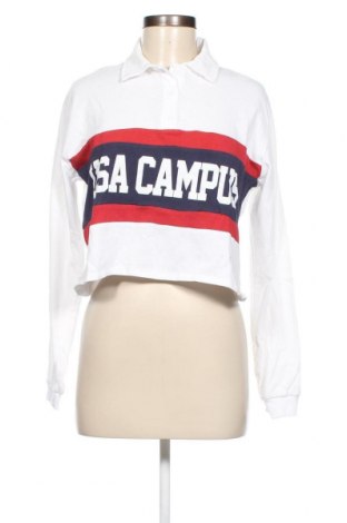 Γυναικεία μπλούζα Pull&Bear, Μέγεθος S, Χρώμα Λευκό, Τιμή 4,00 €