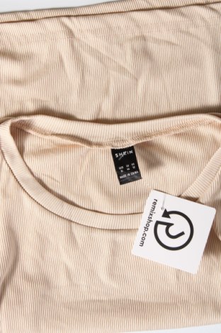 Γυναικεία μπλούζα SHEIN, Μέγεθος XL, Χρώμα  Μπέζ, Τιμή 2,94 €