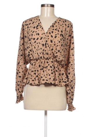 Дамска блуза SHEIN, Размер M, Цвят Бежов, Цена 5,32 лв.