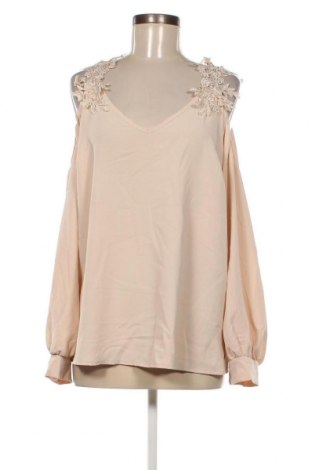 Γυναικεία μπλούζα SHEIN, Μέγεθος XXL, Χρώμα  Μπέζ, Τιμή 5,29 €