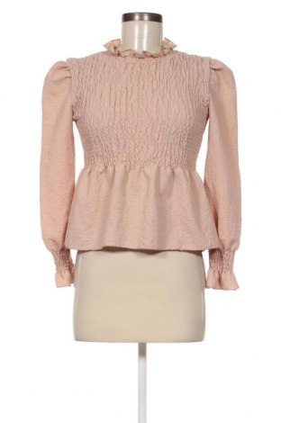 Γυναικεία μπλούζα SHEIN, Μέγεθος S, Χρώμα  Μπέζ, Τιμή 11,75 €