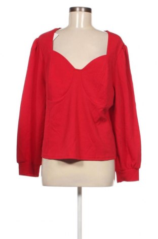 Γυναικεία μπλούζα SHEIN, Μέγεθος 3XL, Χρώμα Κόκκινο, Τιμή 11,16 €