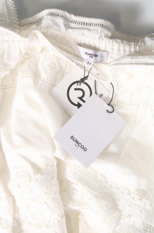 Γυναικεία μπλούζα SUNCOO, Μέγεθος S, Χρώμα Λευκό, Τιμή 25,24 €