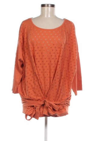 Γυναικεία μπλούζα Sheego, Μέγεθος 3XL, Χρώμα Πορτοκαλί, Τιμή 9,28 €