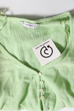 Γυναικεία μπλούζα Stradivarius, Μέγεθος S, Χρώμα Πράσινο, Τιμή 2,94 €