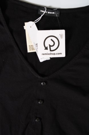Γυναικεία μπλούζα Tally Weijl, Μέγεθος L, Χρώμα Μαύρο, Τιμή 6,07 €