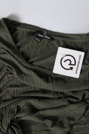 Γυναικεία μπλούζα Tally Weijl, Μέγεθος XXS, Χρώμα Πράσινο, Τιμή 3,88 €