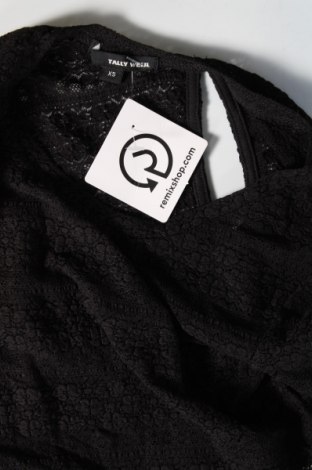Γυναικεία μπλούζα Tally Weijl, Μέγεθος XS, Χρώμα Μαύρο, Τιμή 2,82 €
