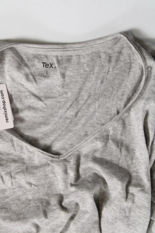 Γυναικεία μπλούζα Tex, Μέγεθος L, Χρώμα Γκρί, Τιμή 2,23 €