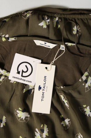 Γυναικεία μπλούζα Tom Tailor, Μέγεθος XS, Χρώμα Πράσινο, Τιμή 5,94 €