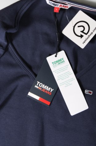 Bluză de femei Tommy Jeans, Mărime L, Culoare Albastru, Preț 493,42 Lei