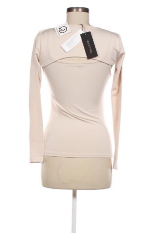 Γυναικεία μπλούζα Trendyol, Μέγεθος XS, Χρώμα  Μπέζ, Τιμή 5,57 €