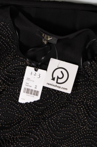 Дамска блуза Un Deux Trois, Размер M, Цвят Черен, Цена 35,70 лв.