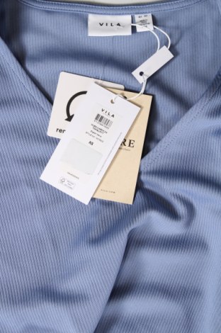 Γυναικεία μπλούζα VILA, Μέγεθος XS, Χρώμα Μπλέ, Τιμή 4,54 €