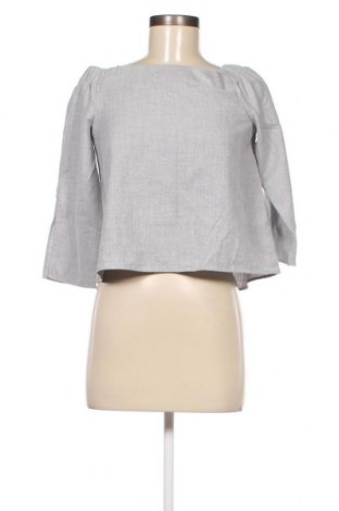 Дамска блуза Zara, Размер XS, Цвят Сив, Цена 5,20 лв.