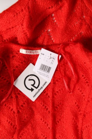 Γυναικεία ζακέτα Camaieu, Μέγεθος XL, Χρώμα Κόκκινο, Τιμή 10,67 €