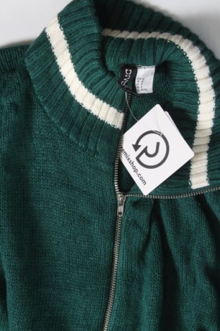 Дамска жилетка H&M Divided, Размер M, Цвят Зелен, Цена 8,41 лв.