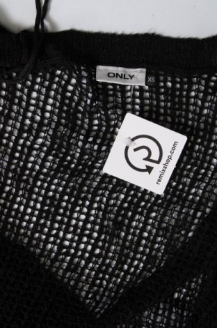 Damen Strickjacke ONLY, Größe XS, Farbe Schwarz, Preis 2,92 €