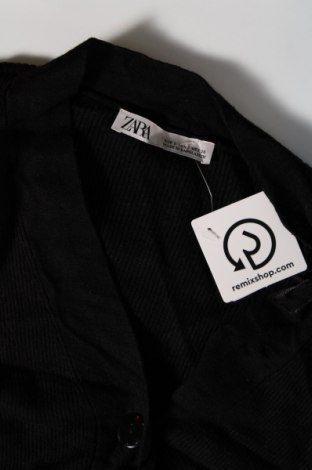Дамска жилетка Zara, Размер S, Цвят Черен, Цена 8,80 лв.