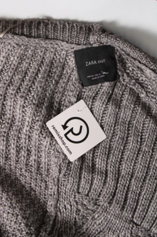 Дамска жилетка Zara Knitwear, Размер M, Цвят Сив, Цена 10,40 лв.