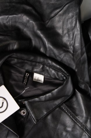 Dámska kožená bunda  H&M Divided, Veľkosť XXS, Farba Čierna, Cena  5,25 €