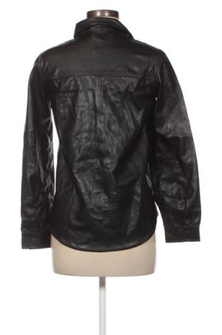 Γυναικείο δερμάτινο πουκάμισο H&M Divided, Μέγεθος XXS, Χρώμα Μαύρο, Τιμή 5,72 €