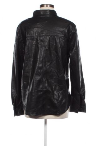 Дамска кожена риза S.Oliver, Размер L, Цвят Черен, Цена 24,00 лв.