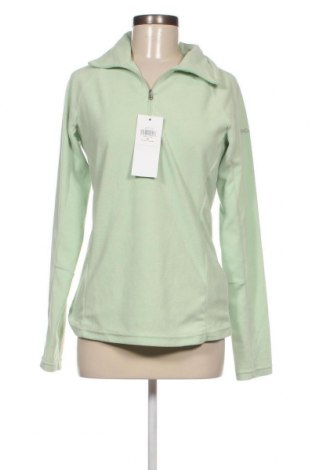 Дамска поларена блуза Columbia, Размер M, Цвят Зелен, Цена 66,30 лв.
