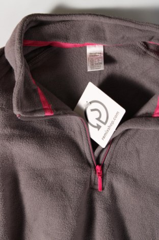 Дамска поларена блуза Decathlon, Размер XL, Цвят Сив, Цена 23,00 лв.