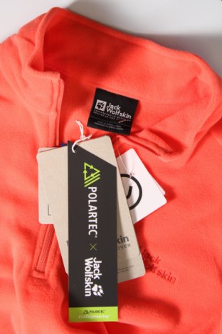 Damen Fleece Shirt Jack Wolfskin, Größe M, Farbe Orange, Preis 43,55 €
