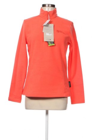 Damen Fleece Shirt Jack Wolfskin, Größe M, Farbe Orange, Preis 44,21 €