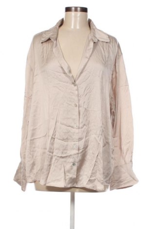 Γυναικείο πουκάμισο, Μέγεθος XXL, Χρώμα  Μπέζ, Τιμή 12,21 €