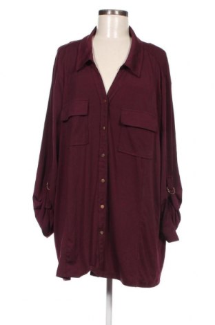 Γυναικείο πουκάμισο Beme, Μέγεθος XXL, Χρώμα Κόκκινο, Τιμή 12,06 €