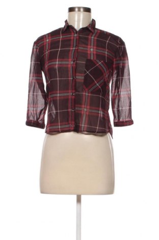 Γυναικείο πουκάμισο Bershka, Μέγεθος XS, Χρώμα Κόκκινο, Τιμή 1,86 €