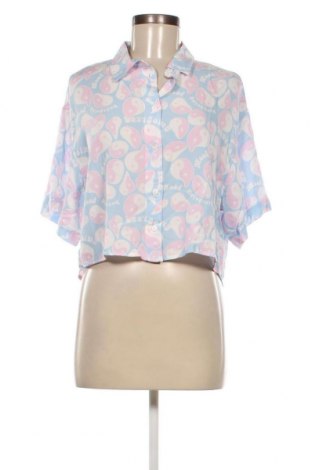Γυναικείο πουκάμισο Bershka, Μέγεθος L, Χρώμα Πολύχρωμο, Τιμή 7,01 €