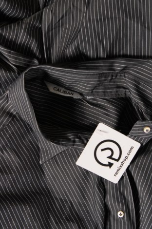 Γυναικείο πουκάμισο Caliban, Μέγεθος L, Χρώμα Γκρί, Τιμή 6,43 €