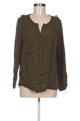 Γυναικείο πουκάμισο Camaieu, Μέγεθος L, Χρώμα Πράσινο, Τιμή 2,32 €