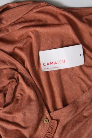 Дамска риза Camaieu, Размер M, Цвят Кафяв, Цена 10,80 лв.