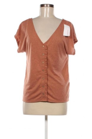 Γυναικείο πουκάμισο Camaieu, Μέγεθος M, Χρώμα Καφέ, Τιμή 5,77 €
