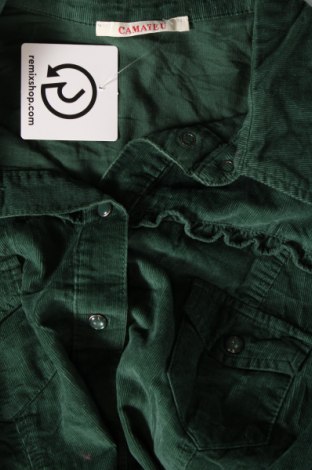 Γυναικείο πουκάμισο Camaieu, Μέγεθος XL, Χρώμα Πράσινο, Τιμή 8,50 €