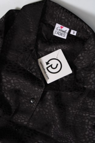 Γυναικείο πουκάμισο Casual Ladies, Μέγεθος S, Χρώμα Μαύρο, Τιμή 3,25 €