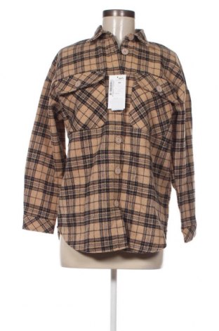 Γυναικείο πουκάμισο DF, Μέγεθος XS, Χρώμα  Μπέζ, Τιμή 4,82 €