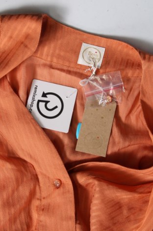 Γυναικείο πουκάμισο Des Petits Hauts, Μέγεθος S, Χρώμα Πορτοκαλί, Τιμή 18,40 €