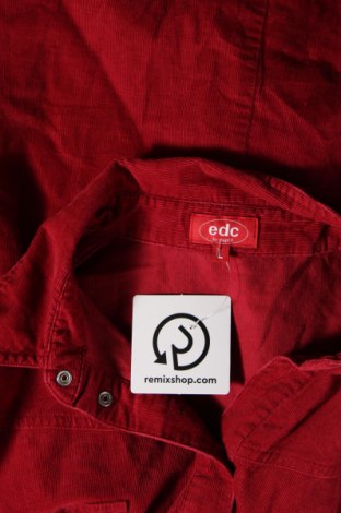Дамска риза Edc By Esprit, Размер L, Цвят Червен, Цена 24,00 лв.