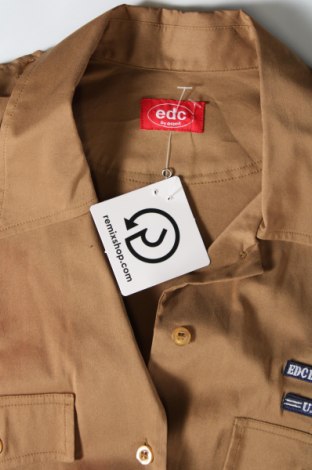 Γυναικείο πουκάμισο Edc By Esprit, Μέγεθος M, Χρώμα Καφέ, Τιμή 3,12 €