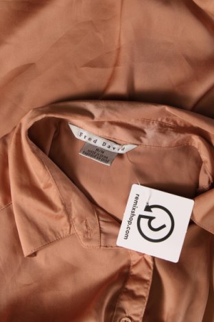 Γυναικείο πουκάμισο Fred David, Μέγεθος M, Χρώμα  Μπέζ, Τιμή 2,47 €