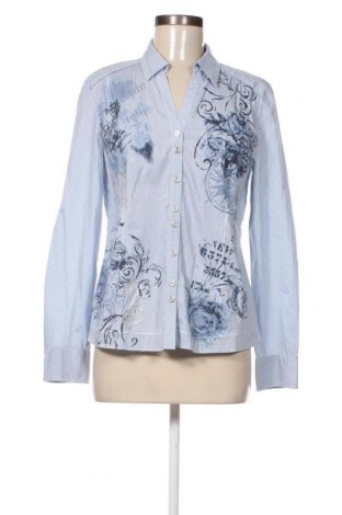 Γυναικείο πουκάμισο Gerry Weber, Μέγεθος L, Χρώμα Μπλέ, Τιμή 17,88 €
